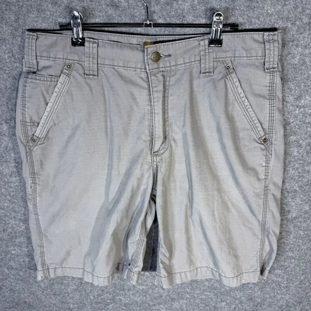 Carhartt Men's‎ Relaxed Fit Gray Work Shorts Size 33
